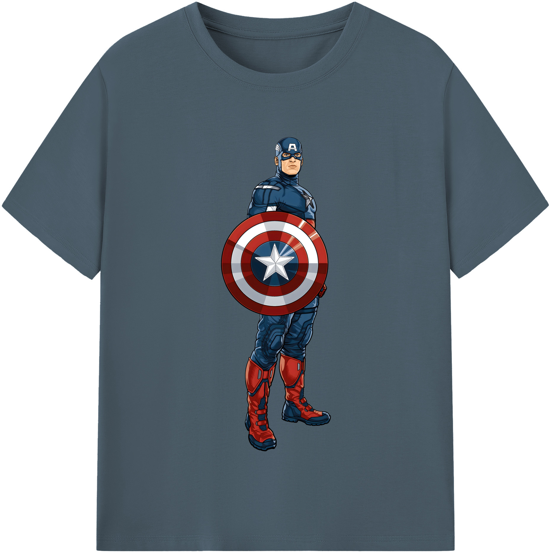 （画像用） アベンジャーズ The Avengers 綿100％半袖Tシャツ（フロントプリント）